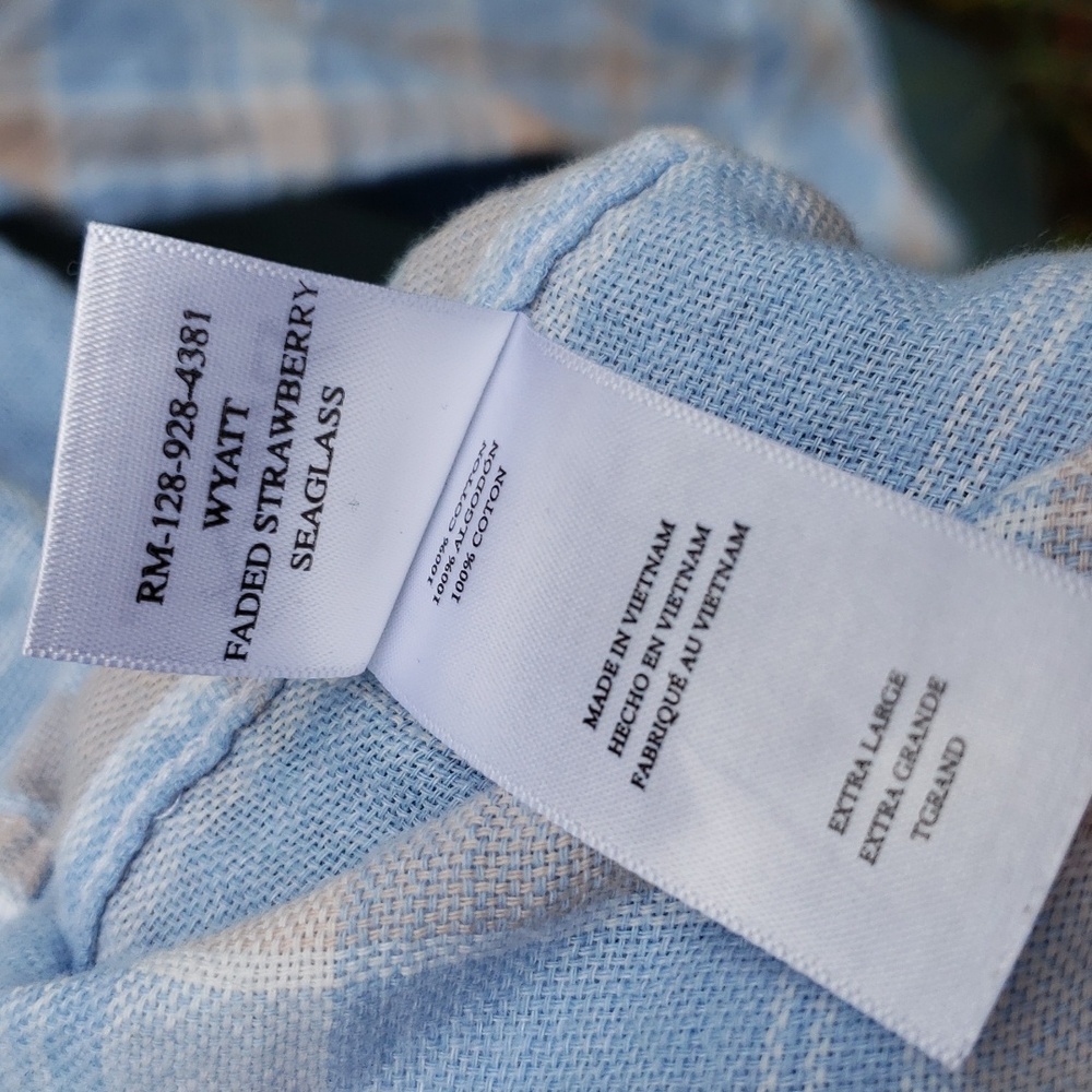 Rails Wyatt Relaxed Fit Plaid Button-Up Shirt 100… - image 6